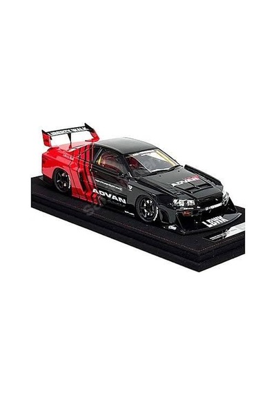 Hobbiez Lisanslı Nissan Skyline R-34 Model Diecast Car 1/24 Ölçek Metal Standlı Araç