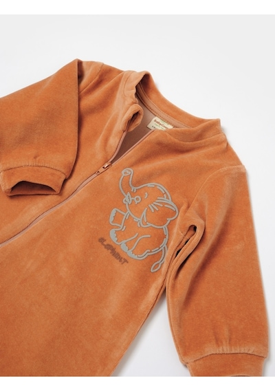 BabyCosy Organik Kadife Fermuarlı Tulum 001
