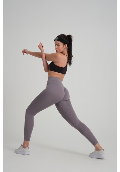 Gymhams Vizon Kalçası Büzgülü Push Up Kalça Şekillendirici Tayt Seamless