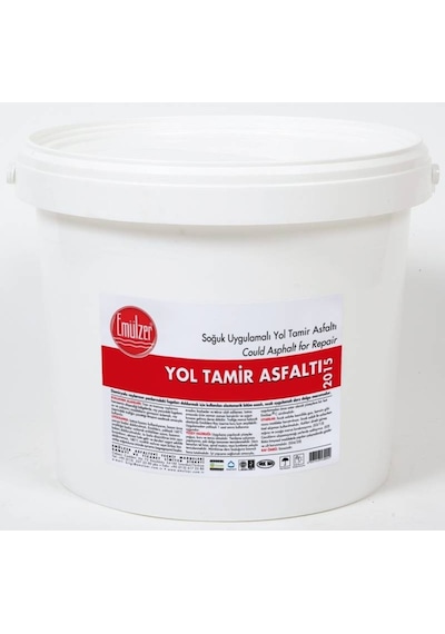 Emülzer Yol Tamir Asfaltı 25 Kg / Pl. Kova