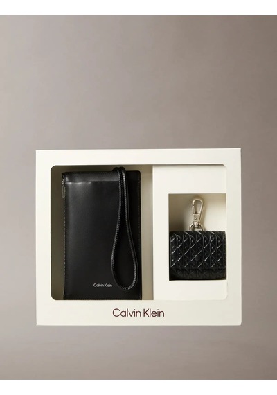 Calvin Klein Phone Bag + Aırpod C, Ub1 Siyah Telefon Kılıfı