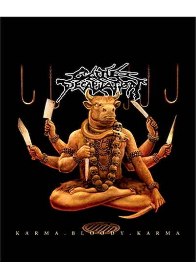 Zepplin Giyim Cattle Decapitation Karma Bloody Karma Büyük Sırt Patch Yama