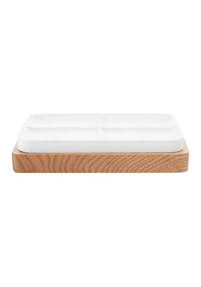 Mudo Home Boho Katı Sabunluk Beyaz