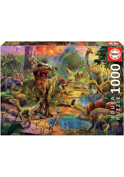 Educa Puzzle 1000 Parça Dinazorların Ülkesi 17655