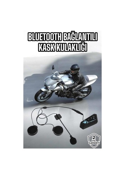 Kask Kulaklığı Motosiklet Intercom Interkom Dinleme Konuşma Özellikli Su Geçirmez 17921062