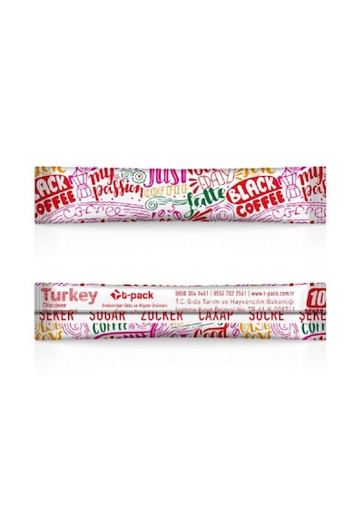 T-Pack Tek Kullanımlık Stick Şeker 1 KG