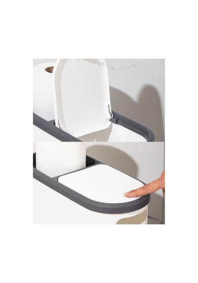 M-325 Çöp Kutusu Banyo Mutfak Çöp Kovası Kapaklı Banyo Çöp Kovası 10 Lt Diğer