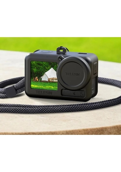 Ayex Djı Osmo Action 5 Pro / Action 4 / Action 3 Uyumlu Silikon Koruyucu Kılıf S6-ptc-011-tdj Siyah