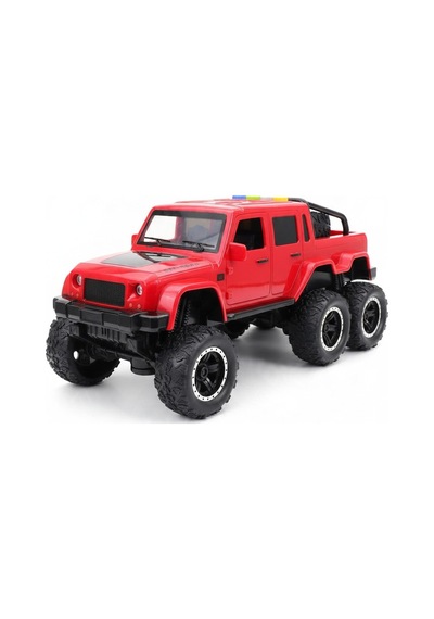 1:16 Ölçekli 6 Tekerlekli Off-road Arazi Aracı Açılabilir Kapılı, Işıklı Ve Sesli Oyuncak Jeep Çok Renkli