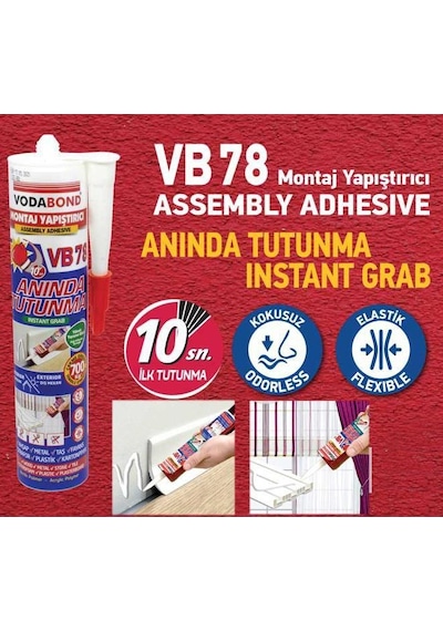 Korniş Yapıştırıcı Montaj Silikonu Beyaz 420 Gr N11.1607