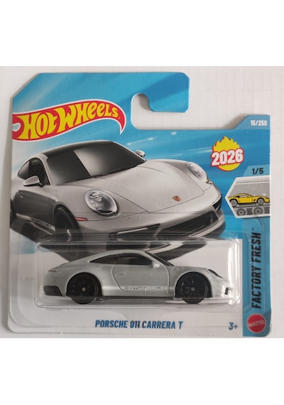 2026 Yeni Case Hot Wheels Porsche 911 Carrera T Gri