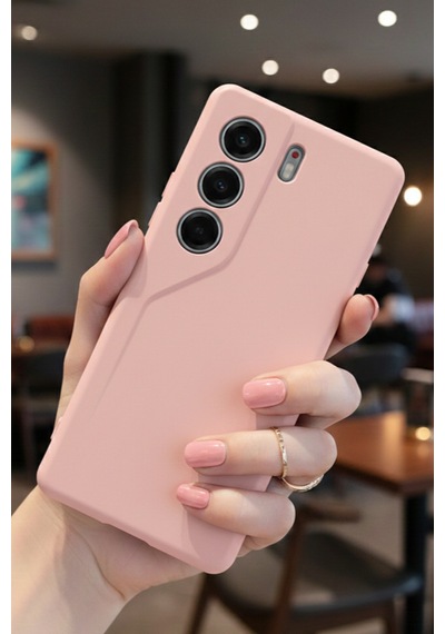 Tecno Camon 40 4g Kılıf Içi Kadife Süet Tasarımlı Kamera Korumalı Silikon A Kalite Lansman Kapak