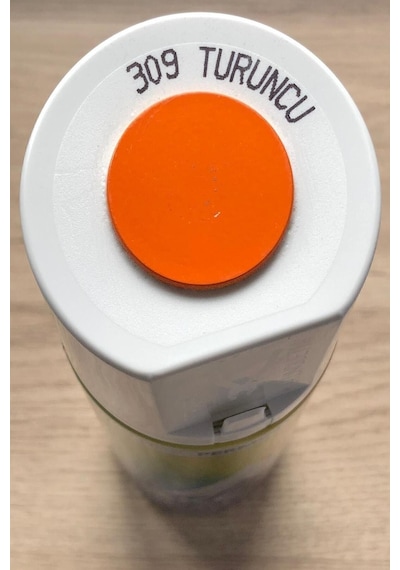 Turuncu 309 Alüminyum-ahşap-plastik-demir-metal-sprey Boyama 400 Ml 309-turuncu