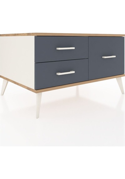 Kronos Şifonyer 3 Raflı 88x59x48 Aytaşı-çam/antrasit Çam/antrasit