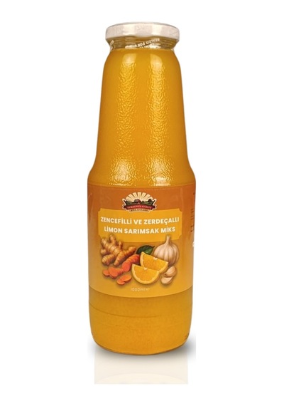 Zencefilli Ve Zerdeçallı Limon Sarımsak Kürü