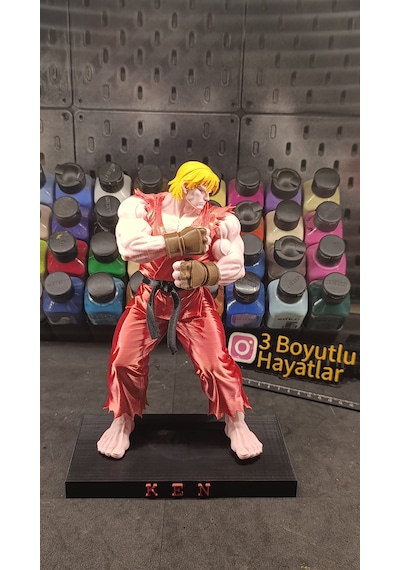 Street Fighter İkonik Dövüşçüsü Ken 20cm