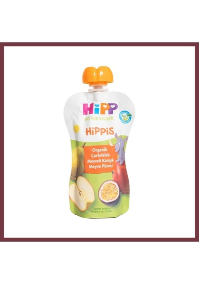 Storeşahin Organik Çarkıfelek Meyveli Karışık Meyve Püresi 100 Gr Shn0720 Çok Renkli