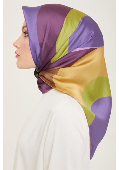 Armine Twill İpek Eşarp 24ya9148 02 - Desenli
