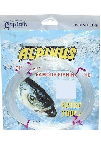 Captain Alpinus Poşet Misina 4x25 Cm Bağlantılı 100 Mt Beyaz 0.40 Mm