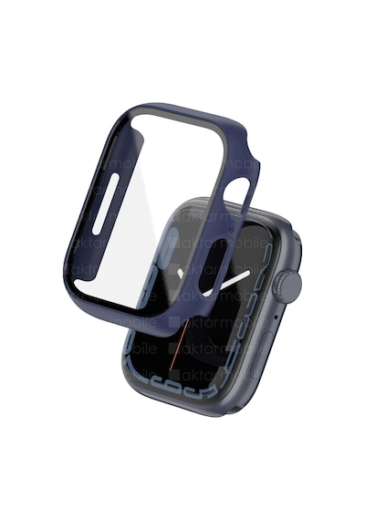 Apple Uyumlu  Watch 7-8-9 45 MM Ekran Koruyucu Kasa Koruma 360° Full Body