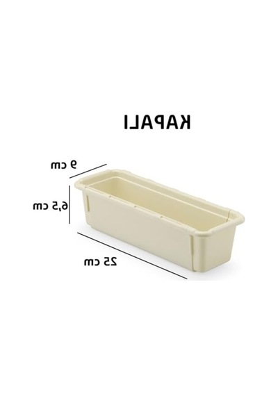 Ayarlanabilir Mini Çekmece Organizer, Krem Renkli Açık Bej