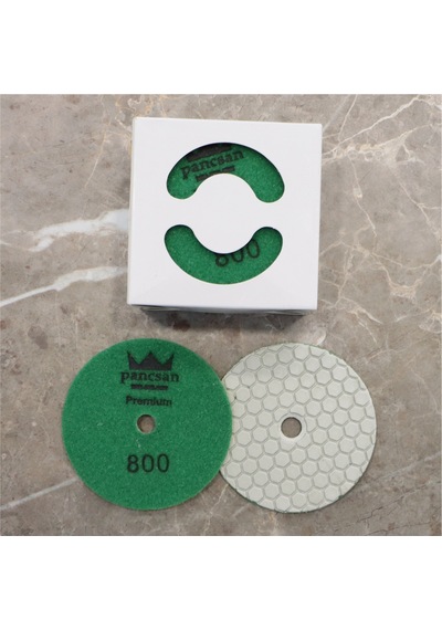 Pancsan - Kuru Esnek Parlatma 800 Ped Leri 100 Mm Elmas Porselen , Granit , Mermer , Çimstone , Seramik