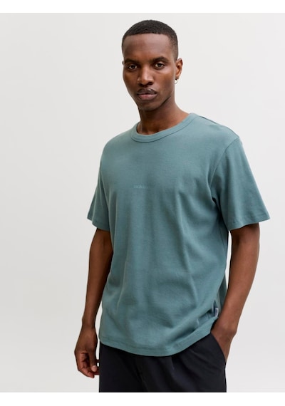 Jack & Jones Jcoclub Structure Tee Ss Crew Neck North Atlantic