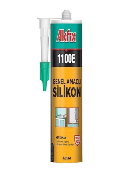 Akfix 1100e Genel Amaçlı Silikon Beyaz