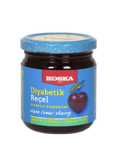 Diyabetik Vişne Reçeli 240 G 4 Adet