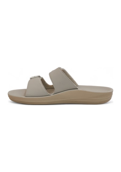 Ceyo 2142-9890 Tam Anatomik Unisex Hac Ve Umre İçin Dikişsiz Terlik Bej