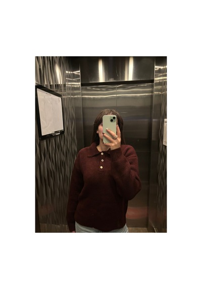 Maison Velora Kadın Bordo Basic Oversize Polo Yaka Yarım Pat Düğmeli Triko Kazak-27aj002 Bordo 923050279 Bordo Maison Velora Kadın Bordo Basic Oversize Polo Yaka Yarım Pat Düğmeli Triko Kazak-27aj002 Bordo 923050279 Bordo