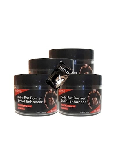 Süper Eelhoe Belly Fatburner Sweat Enhancer Krem 100 Ml X 4 Adet + Jel