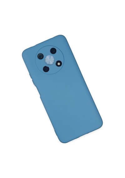 Huawei Nova Y90 Uyumlu Kılıf Nano İçi Kadife Silikon - Mavi