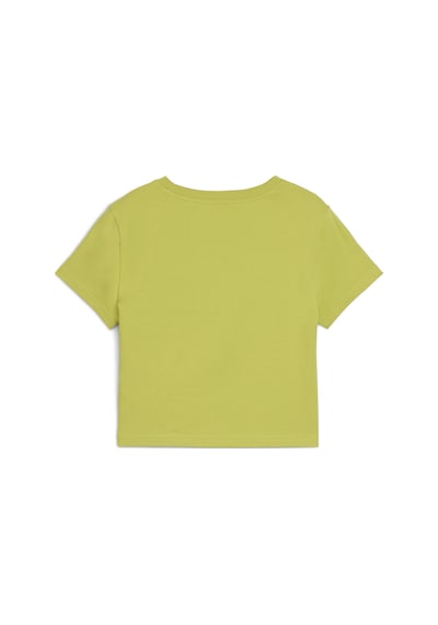 Puma Wardrobe Ess Baby Tee Kadın Tişört Yeşil