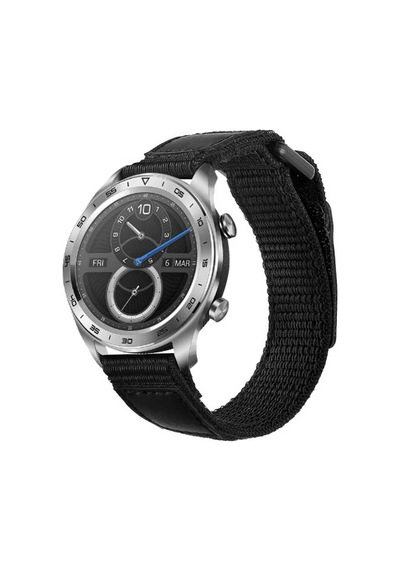 Gear S2 20mm Magic Nylon Kordon-est-siyah
