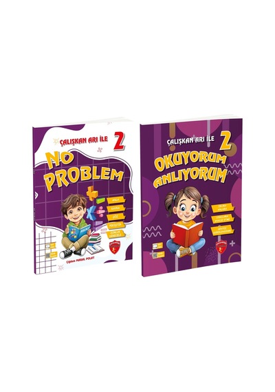 Çalışkan Arı 2026 2. Sınıf Okuyorum Anlıyorum + No Problem Seti 2 Kitap