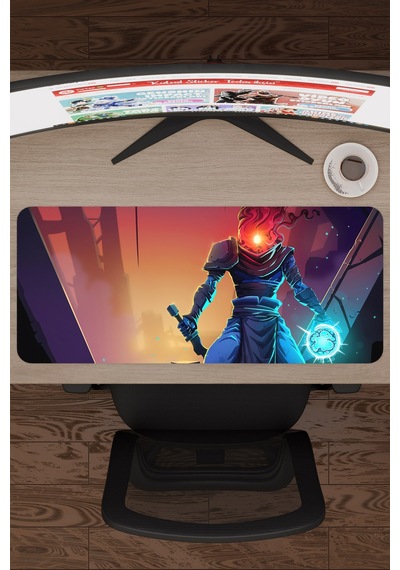 Dead Cells Kaymaz Dikişli Kauçuk Oyuncu Mousepad V5 - 70x30 Xl Gaming Mouse Pad Fare Altlığı