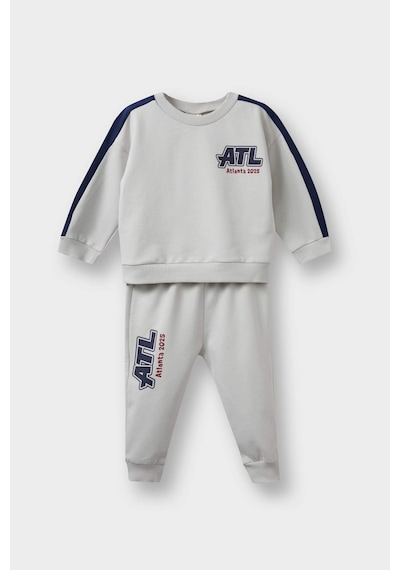 Defacto Erkek Bebek 2li Takım Okul Baskılı Sweatshirt Eşofman Altı F3301a525augr503 Gri Defacto Erkek Bebek 2li Takım Okul Baskılı Sweatshirt Eşofman Altı F3301a525augr503 Gri