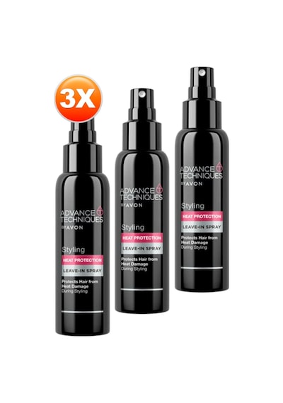 Avon Advance Techniques Saçları Isı Etkilerinden Korumaya Yardımcı Sprey 3 x 100 ML