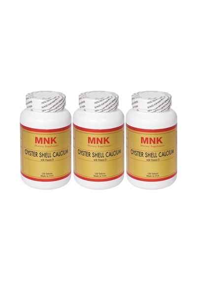 Mnk Oyster Shell Calcium Vitamin D 3x120 Tablet