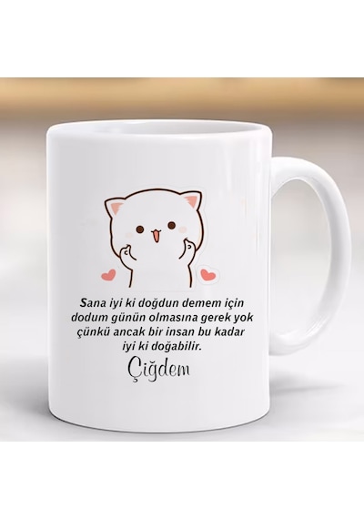 Kişiye Özel Kupa Bardak Doğum Günü Hediyelik