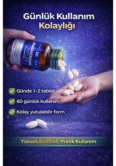 Day's Power Magnezyum Kompleks 60 Tablet