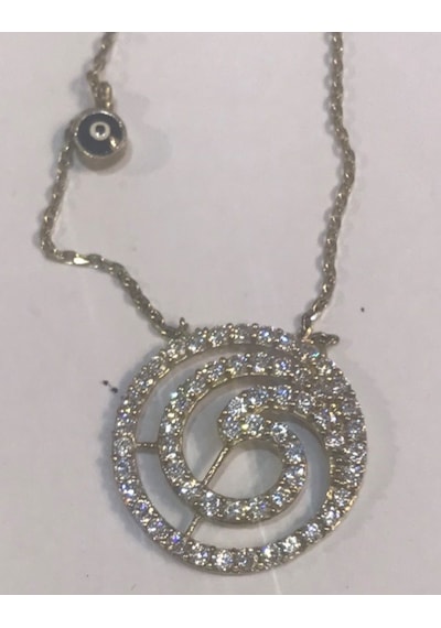 8 Ayar Taşlı Altın Kolye-2.76 Gm-42.00 Cm