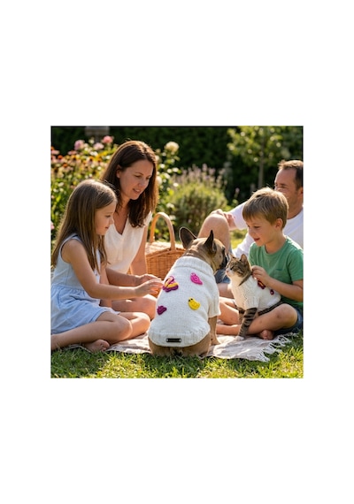 Kedi Ve Köpek İçin Butterbird Beyaz Kazak