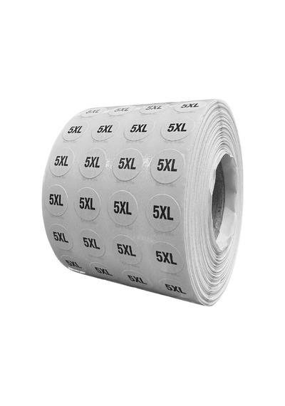 Örenler Plastik 10 Çap Beden Etiketi 5.000'li Rulo 5xl Beyaz