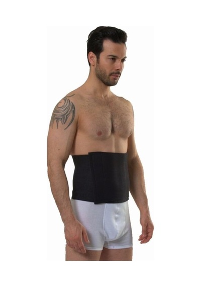 Unisex Termal Sauna Bel Ve Göbek Korsesi, Siyah, Standart Tek Beden Çok Renkli