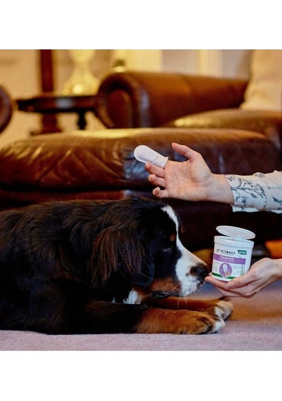 Vet's Best Kedi Ve Köpek Kulak Temizliği Parmak Pedi 50'li