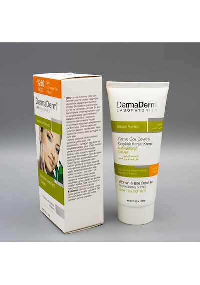 DermaDerm Yeşil Çay Özlü Bakım Kremi 100 GR