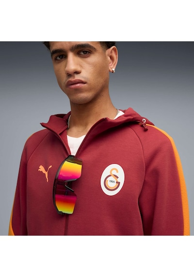 Puma Galatasaray Evostrıpe Erkek Kapüşonlu Ceket 782902 01 Kırmızı