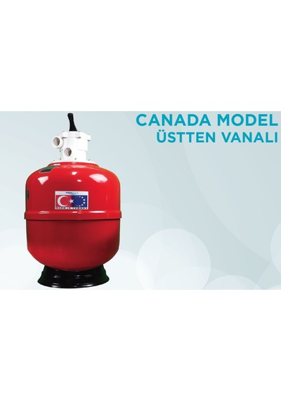 Canada Model Üstten Vanali Polyester Kum Filtreleri 400 MM